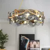 Postmodern Light Luxury Living Room Lamps Chandelier Simple Glass Bedroom Dining Nordic Creative Personality Bar Crystal Lamp