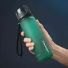 UZSpace Sport Vattenflaskor Shaker Portable Läckagesäker Anti-Fall Tour Gym Vattenkokare Tritan Plast Dryck Flaska BPA Gratis 800 / 1000m 211122