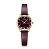 Wristwatches Rotating Star Second Hand Julius Lady Women's Watch Japan Movt Elegant Fashion Hours Clock Real Leather Bracelet Girl's Gift Bo