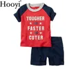 Piratkapten Förtjusande Baby Pojke Kläder Suit Toddler Kläder 2-stycken Set Sommar Sailor Bomull Tee Shorts Byxor Outfits 210413