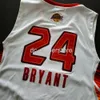 100% cousu Bryant 2009 All Star Jersey blanc Hommes XS-5XL 6XL chemise maillots de basket-ball Rétro NCAA
