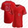 17 Shohyi Ohtani Jersey 27 مايك تروت 6 أنتوني رندون ديلان بوندي جوستين أوبتون ديفيد فليتشر جواديل الأبيض الأحمر مخصص لاعب البيسبول الفانيلة الرجال النساء الشباب الاطفال