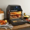 Yeeyo elektrische luchtrotisserie oven bakvormen 10-in-1 friteuse 12 liter 1500W voor thuisgebruik, inclusief 10 kookpresets recept boek keuken fornuis accessoires