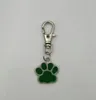 Karışık renk emaye kedi köpek ayı pençe baskıları dönen ıstakoz toka anahtar zinciri anahtarlar anahtarlık çantası takı yapmak WJL40053696200