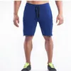 Été nouveau coton hommes Shorts mollet longueur gymnases Fitness décontracté Joggers rouge Shorts vêtements de sport musculation Shorts Men250I