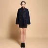 Women's Lana Blends Inverno imbottito Giacca giacca Cappotto Britannico British Breeded Moda calda Elegante