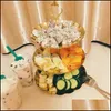 Holders Racks Storage Housekee Organization & Garden2/3 Layers Fruit Plates Stand Pastry Tray Candy Dishes Cake Desserts Stainless Steel Par