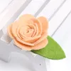 20pcs mode mignon feutre fleur de rose clips clips dessin animé épingles à cheveux florales Boutique accessoires de cheveux pour filles coiffures princesse1371374