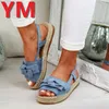 Yellow Summer Casual Bow Tie Womens Sandals Buckle Strap Flats Shoes Woman Solid Peep Toe Sandalias Mujer Fashion Zapato Mujer Y0721