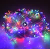 LED Fairy String Lights Holiday Christmas Lights Outdoor 100m 50m 30m LED Stringi Światła Dekoracja na imprezę Wakacje Ślub Garland