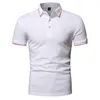 De senaste männen Casual Summer Shirt Brand Fashion Business Cotton Short Sleeve Sport Bekväma SH Polos