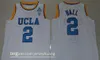 UCLA Bruins College Basketball Russell Westbrook Lonzo Ball Zach Lavine Reggie Miller Bill Walton Kevin Love Blue Jersey