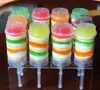 Contenitori Push Pop in plastica Coperchi per torte Stampi fai-da-te Shooters Up Pops Gelato Decorazioni per cupcake