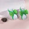 Set regalo per bambini Sandali a piedi nudi con fiori colorati a piedi per ragazze infantili Decorazione floreale con fiocco per bambini