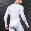 Shapers de cuerpo para hombres Enlace VIP para hombres para fitness Manga larga Elástico Belleza Abdomen Corsé Camisas Ropa interior adelgazante