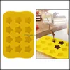 Bakeware Kitchen, Dining Bar Home GardenGrid Jelly Pudding Mod Grade Sile Mold Star/Heart/Round Shaped Ice Cube Kitchen Baking Tool Cake M