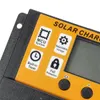 LCD Ekran 12 V / 24 V Oto Solar Şarj Denetleyicisi PWM Çift USB Denetleyicisi - 20A