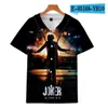 Man Summer Baseball Jersey Buttons T-shirts 3D Printed Streetwear Tees Shirts Hip Hop Clothes Good Quality 097