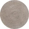 Tappeti tappeti 100% in juta naturale rotonde grigio grigio intrecciata intrecciata area di area tappeti