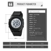 Skmei Outdoor Sport Men Watch Durable Digital Waterproof Wrist Hour 2time Alarm Clock Watches for Mens Led Montre Homme 1591 Q0524