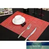 Tapis Tapis 4 Pièce Couleur Anti-dérapant Restaurant Table Tapis Étanche Cuisine Accessoires Place Western Épaissir