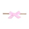 Abbigliamento per bambini Ragazze Bow Hairbands Bambini Accessori per capelli Bambini Accessori per capelli Copricapo Infantile Soft Nylon Cotton Elastico Cute Bowknot Headba ND KHA85