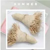 2021 Kobiety szerokie Brim Rafia Summer Sun Hat for Women Natural Straw Hat Ladies UV Foppy Beach Hat na Wedding2054115