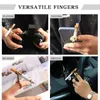 Nouveau porte-cigarette crâne fumer anneau personnalité anneau épais porte-cigarette clip joint anneau doigt accessoires cadeau pour homme femmes tuyaux