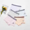 5 pçs / lote meninas de algodão boxer briefs crianças calcinha meninas boxer shorts cuecas infantis crianças roupa interior para 2-14 anos gu197 211122