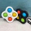 3 4 5 Bubbles Spinner Toys Push Key Ring Bubble Pers Board Poo Poo ses clés Spinners Stress Relief décompression Puzzle Finger Suisshy DNA Ball G47W6PG5243872