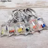 Keychains 1pc Resin Goldfish Shape Keychain Fish Water Bag Charms Pendants Miri22