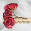 Simulatie Europese thee rose bloem knop diy garland hoofdtooi kunstmatige rozen zijde bloemen geschenkdoos decoratie materiaal accessoires