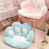Armchair Seat Cat Paw Cushion for Office Dinning Chair Desk Backrest Decor Pillow Cartoons Massage Child Girl Gift 211203