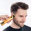 USB T9 Hair rechargeable Clipper Professional Electricles Cordless Shaver Trimmer pour hommes Barber Machine Barbe 220623