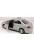 Children's pressure casting metal car, Toyota gray corolla model, 2009 toy series, Czech small gifts, birthday simulation, rubber wheel,