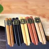 Chopsticks 5Pairs Japanese Wooden Sushi Sticks Noodles Chop Korean Tableware Kitchen Supplies Chinese2450