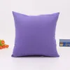 Solid Color Pillow Case polyester Throw Pillowcase Cushion Cover Decor christmas Gift ZWL240