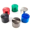 2021 Wholesale Sharpstone Smoking Dry Herb Grinders 40mm 50mm 55mm 63mm 4 Layers Crusher Metal Zinc Alloy Herbal Tobacco Grinder 6 Colors