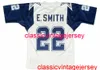 غرز الرجال النساء الشباب ميتشل نيس 1994 Emmitt Smith 75th Patch Jersey Embroidery أي اسم رقم XS5XL 6XL9426575