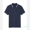 100% algodón Vintage Polo camisas para hombre Inglaterra Slim Fit Polos camisetas hombre High Street bordado Homme hombres Camisa camisetas