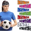 Favore di partito Coppa del Mondo Calcio Sport Fascia per capelli Unisex Stampato Yoga Fascia Running Fitness Assorbe il sudore Hairband Hairwear T2I53375