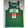 Tutti i ricami 11 # IRVING maglia da basket verde stagione 2021 Personalizza la maglia da donna per uomo, aggiungi qualsiasi nome numerico XS-5XL 6XL Maglia