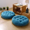 Coussin de siège Tatami épais futon siège de bureau rond chaise en osier tissu étudiant 210611