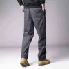 Men's Cargo Pants 2021 Casual Autumn Pockets Pants Men Outwear Streetwear Straight Slacks Long Baggy Large Trousers 5XL Clothes H1223