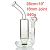 바다에 의해 선박 Hookahs Heady Glass Bong Tornado Perc Klein 두꺼운 비커 봉지 오일 Dab rigs 그릇이있는 물 파이프가 혼합 된 스타일