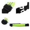 Outdoor Bags Led Luminous Waterproof Sports Pockets Night Running Elastic Reflective Waist Safety Bag Belt