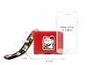 Plånböcker Cartoon Print Buckle Short Paagraph Purse Lucky Cat Carteira Double Folding Clutch Bag Mini Card Love Female Wallet1059765