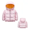 214y boy Girls luminoso con cappuccio con cappuccio inverno inverno bambini wadded jackets boys hand casual outwear giacca per bambini desig5181835