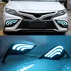 1 Set For Toyota Camry 2021 2022 LED Daytime Running Light Dynamic Turn Signal Relay Car LED DRL Day Light Fog lamp