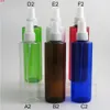 24 x 250ml 250cc携帯用長いプラスチック香水瓶ミスト噴霧器の詰め替えスクエアショルダーペットアトマイザー